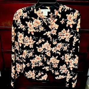 Josephine Chaus Floral Button Up (size 14)